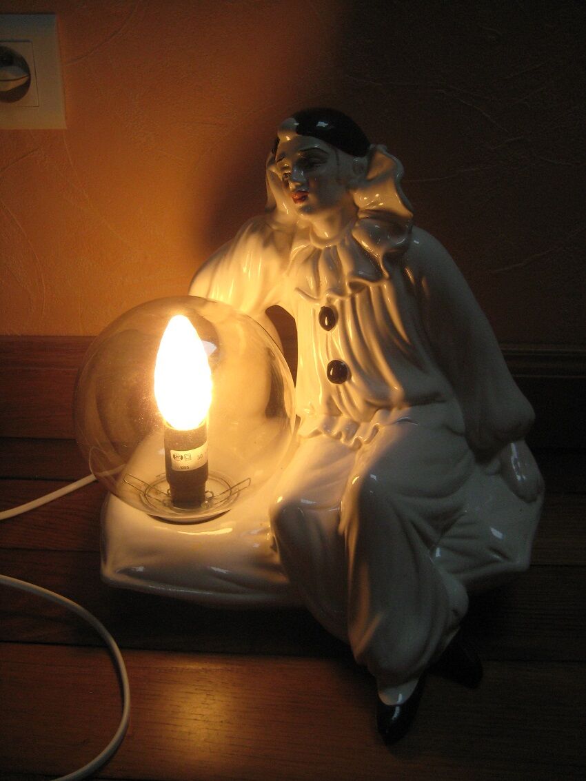 Lamp pierrot the moon, vintage