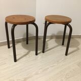 Stackable workshop stool pairs