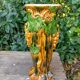 Retro Grapevine Barbotine Vase