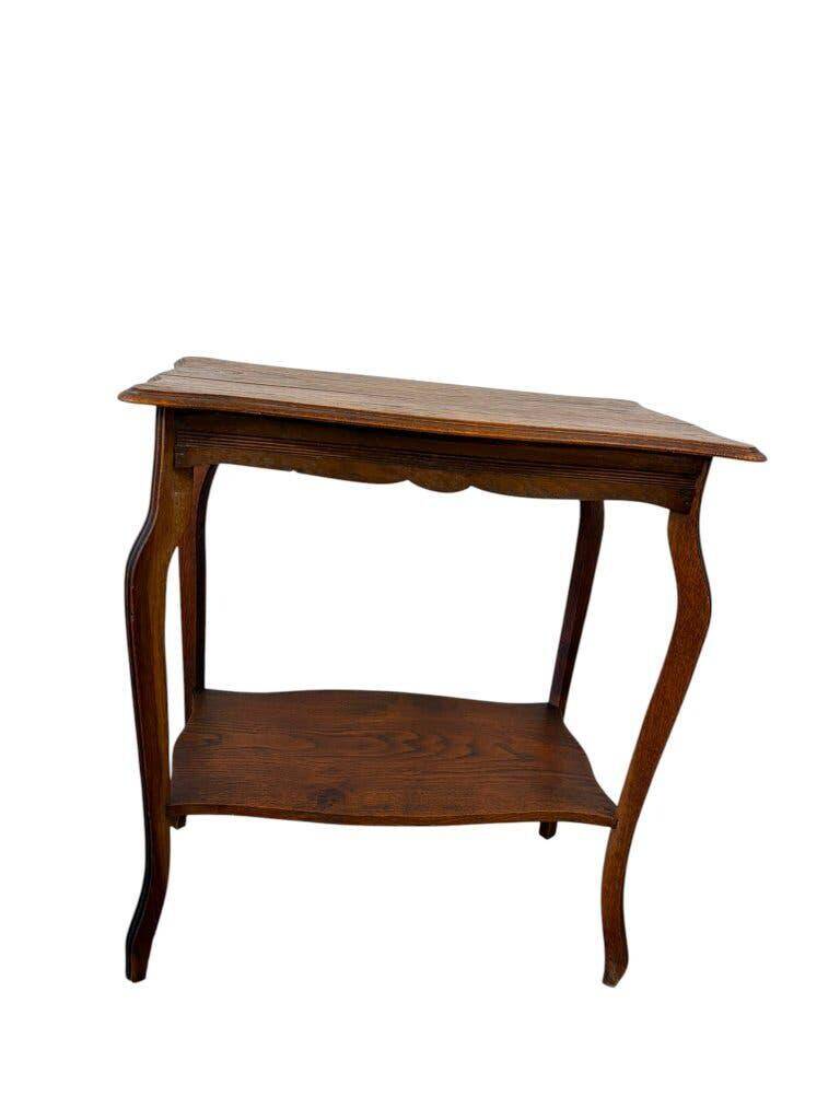 Vintage wooden side table/plant table