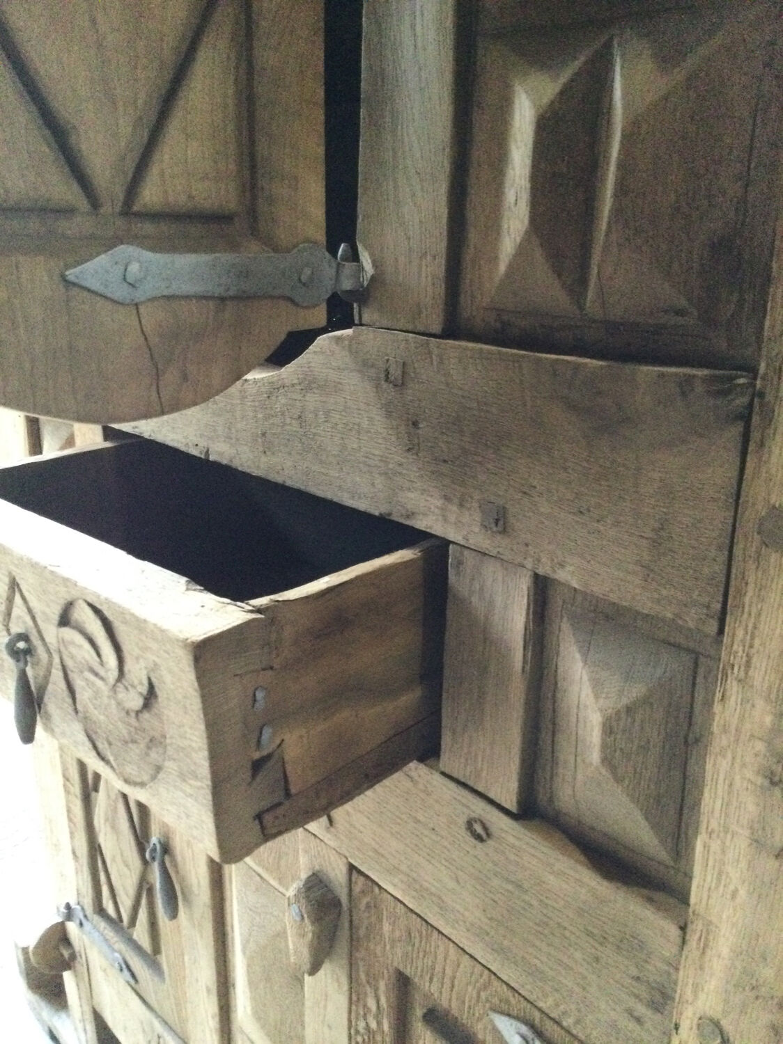 Furniture pantry folk art 18th century