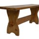 Vintage Pine Bench, 1960s Scandinavian Design small model