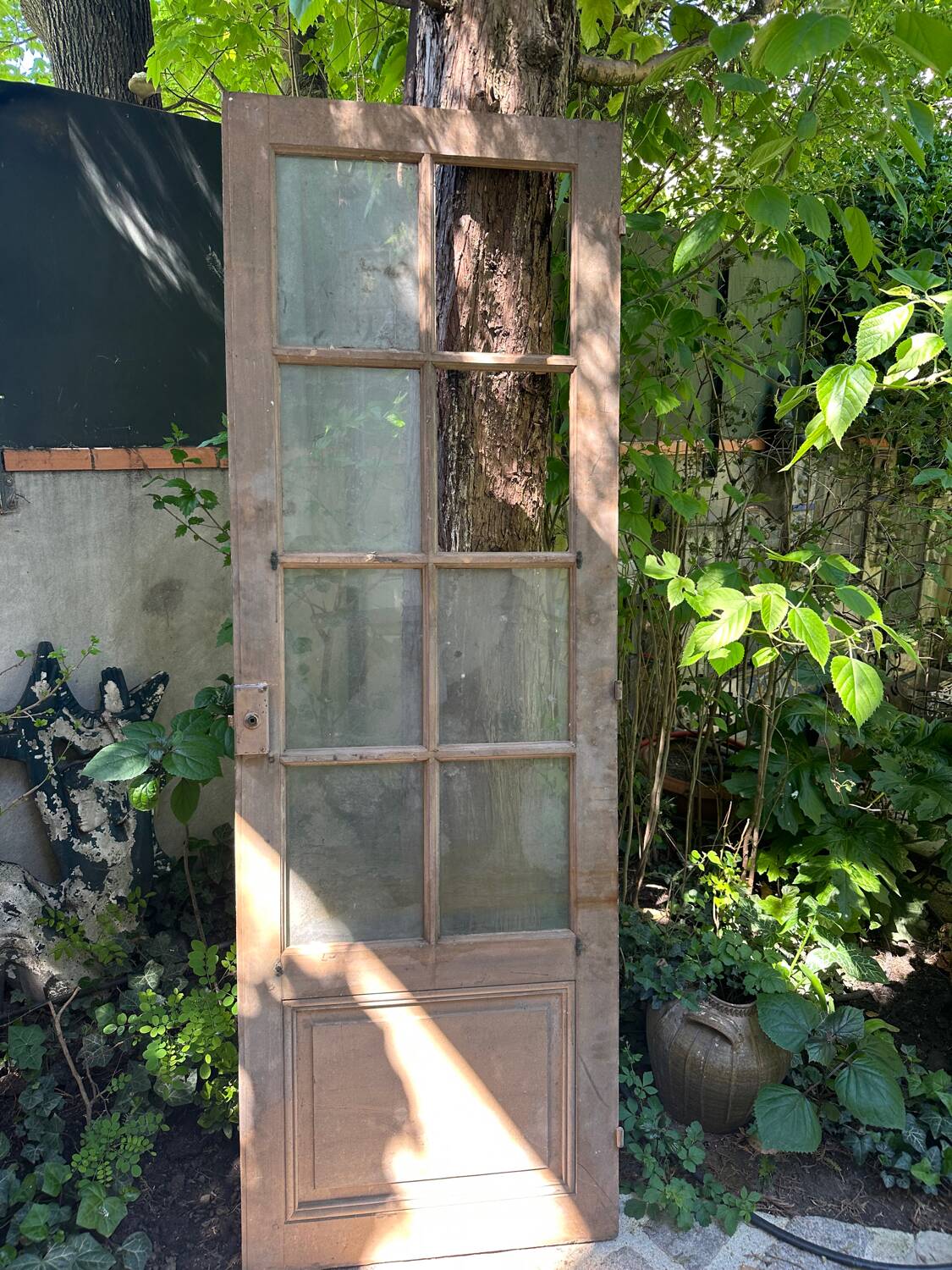 Double-leaf interior French doors