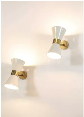 Wall lamps in the style of Italian creations of the 1950s
