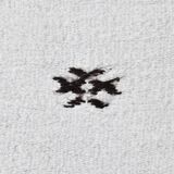 White Brown Striped Turkish Runner Rug, 70x310Cm