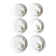 Lot de 6 assiettes à dessert de Bavière mobil décor fleurs roses