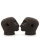 Ceramic sculpture in the form of a head by Salvatore Parisi