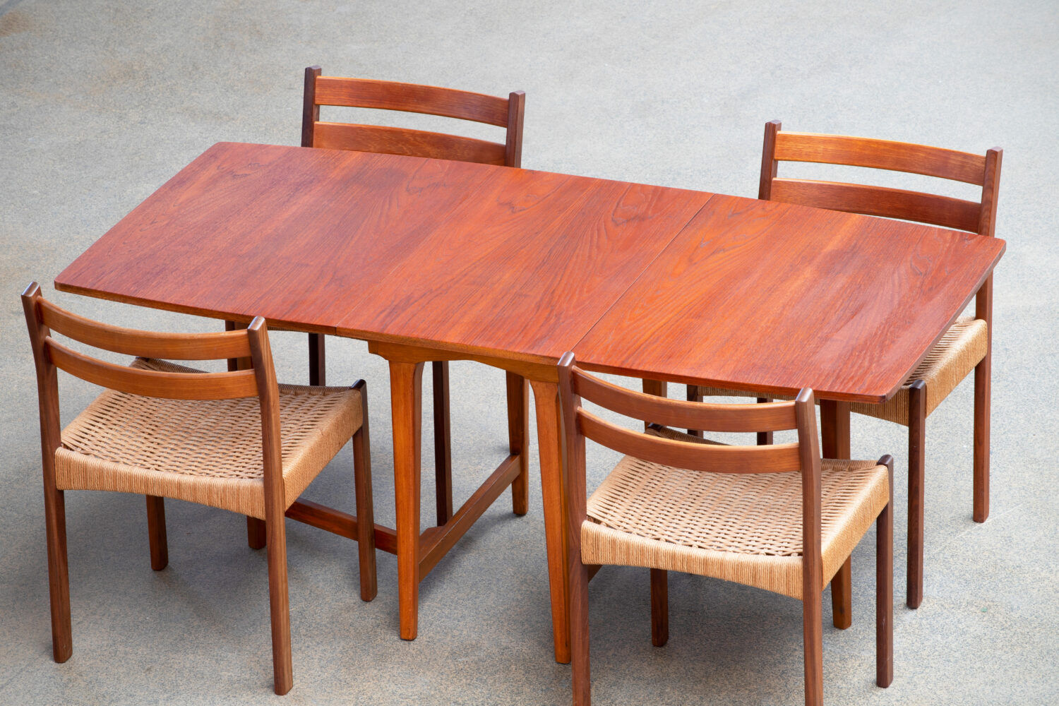 Scandinavian vintage folding table 1960