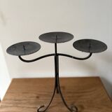 Vintage wrought iron candlestick