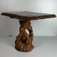Biomorphic brutalist organic side table, Dutch 1960s