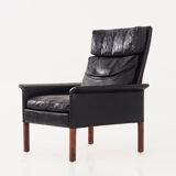 Fauteuil en cuir par Hans Olsen