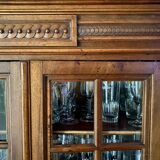 Bibliothèque 2 portes vitrées