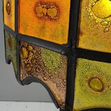 Felipe Delfinger for Feders. Brutalist ceiling lamp/ceiling light by Felipe Delfinger for Feders, 1970s.