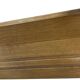 Vintage oak wall rack book shelf 1970s wood minimalist design
