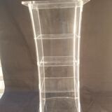 Plexiglas CD storage column - Vintage design 80s