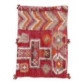 Berber cushion cover, ancient weaving Zanafi/Glaoua, unique piece.
