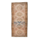 4x8 Brown Cream Geometric Vintage Rug, 112x241Cm