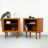 Set of 2 Danish Teak Nightstand by CFC Silkeborg, 1980s