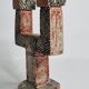 Ethnic candle holder with two branches, Moroccan handicrafts, 18 cm