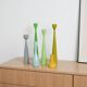 Bougeoir vert pastel, design danois, années 1970, fabriqué au Danemark
