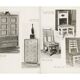 Modernist chairs in oak and woven straw, France, circa 1948