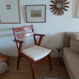 Vintage teak armchair