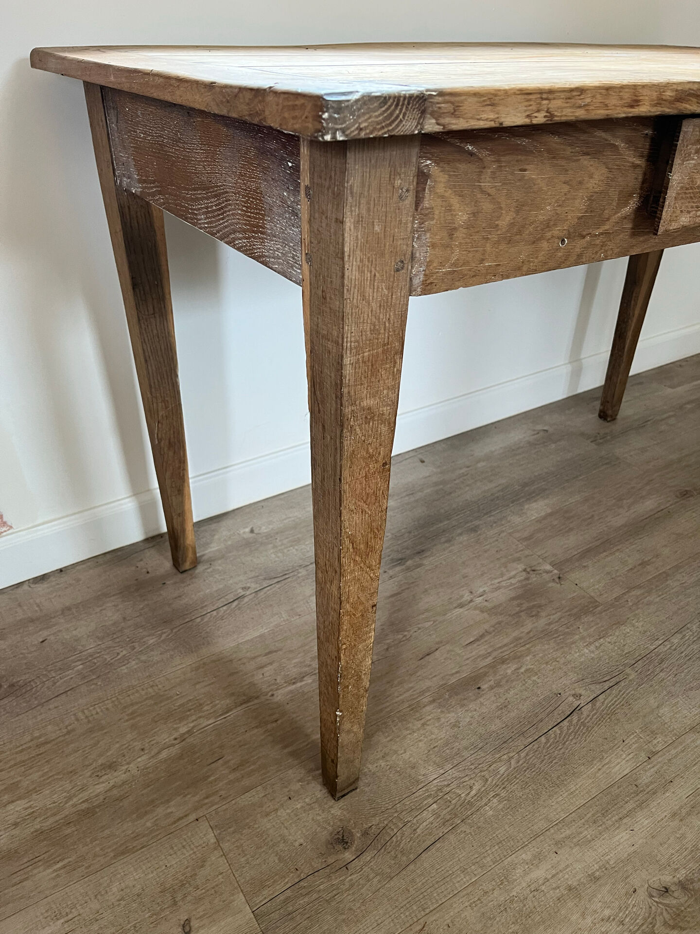 Oak farmhouse table