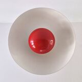 Red RA-40 pendant lamp by Piet Hein for Lyfa, Denmark 1960's