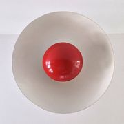 Red RA-40 pendant lamp by Piet Hein for Lyfa, Denmark 1960's