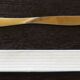 Vintage design paper cutter in two-tone metal LERCHE