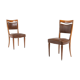 Set of 2 Italian chairs by Vittorio Dassi 1950