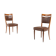 Set of 2 Italian chairs by Vittorio Dassi 1950