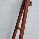 Antique rustic wooden decorative ladder, 155 cm