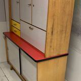Vintage kitchen buffet with compass legs