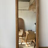 Old foot mirror gilded
