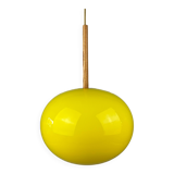 1960s/70s teak ceiling lamp by Uno & Östen Kristiansson for Luxus Sweden