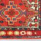 tapis velouré oriental vintage - 40cm x 62cm