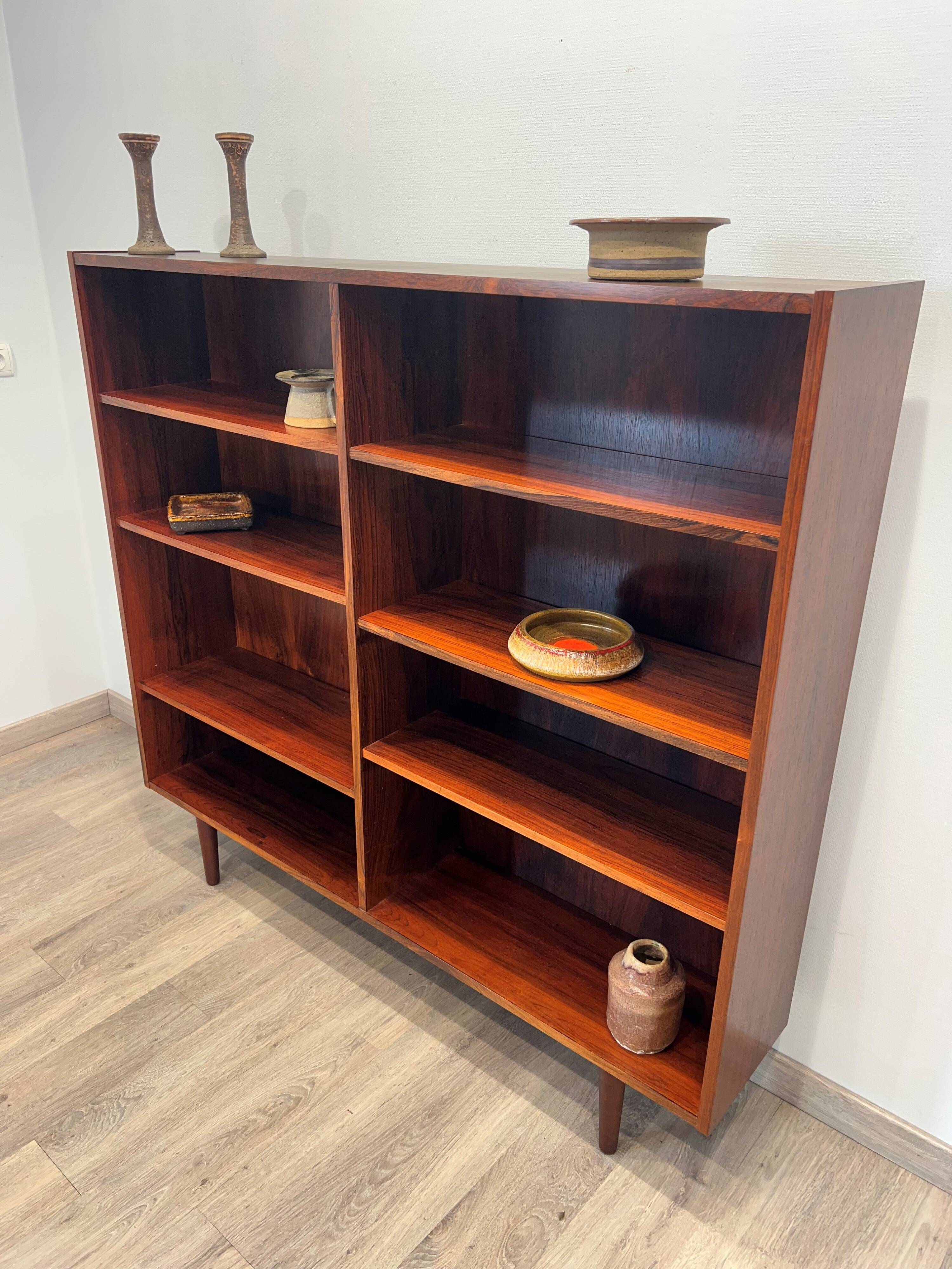 Scandinavian bookshelf in rosewood by Dammand & Rasmussen