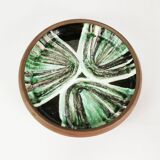 Duża, ceramiczna patera- misa Mid Century, Dania, lata 60.