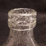 Bottle bubbling glass artisan Biot vintage 1970