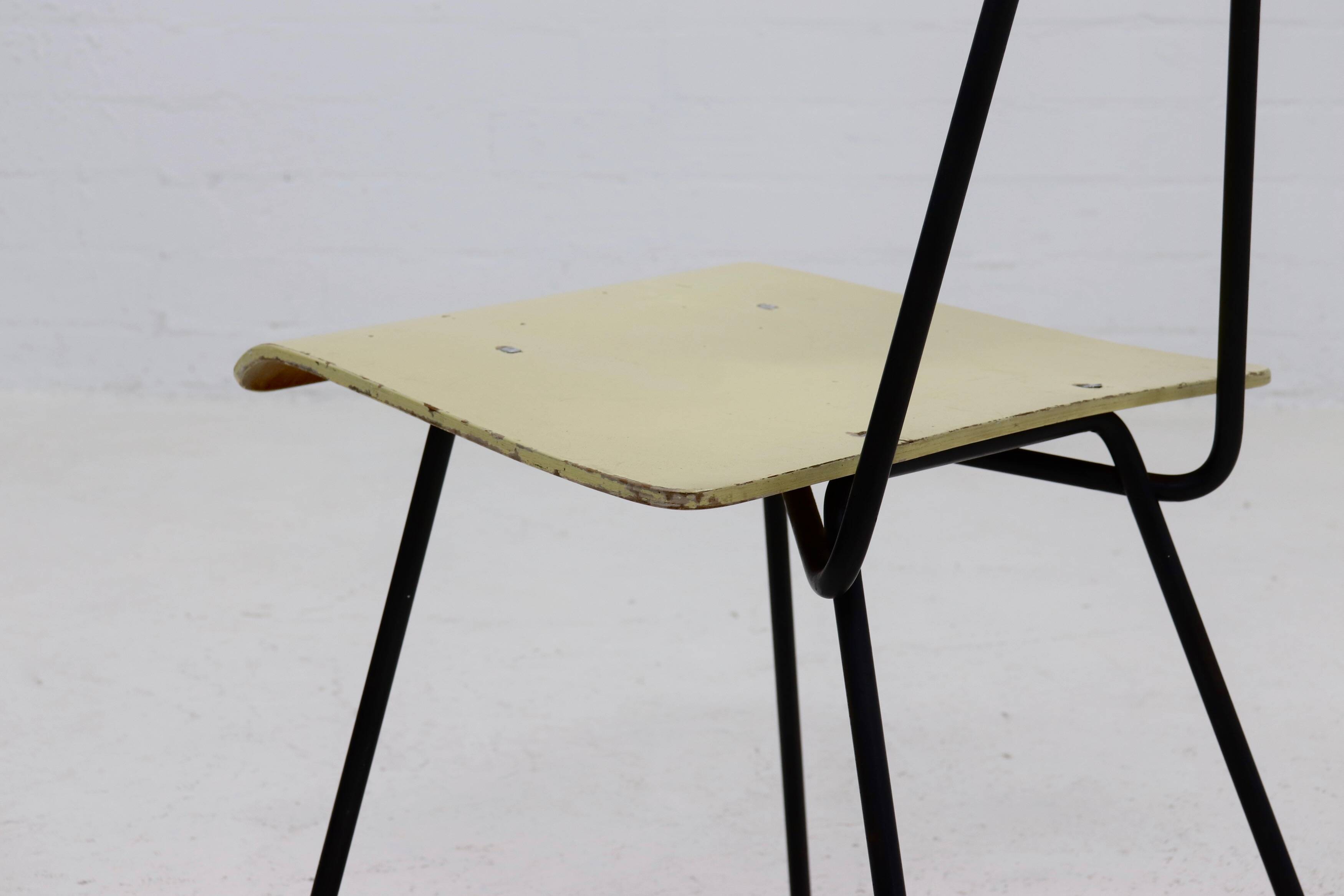 Rare Side Chair by Rob Parry for Dico Netherlands 1950s