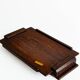 Plateau de service en bois massif de style Art Déco – Années 40-60
