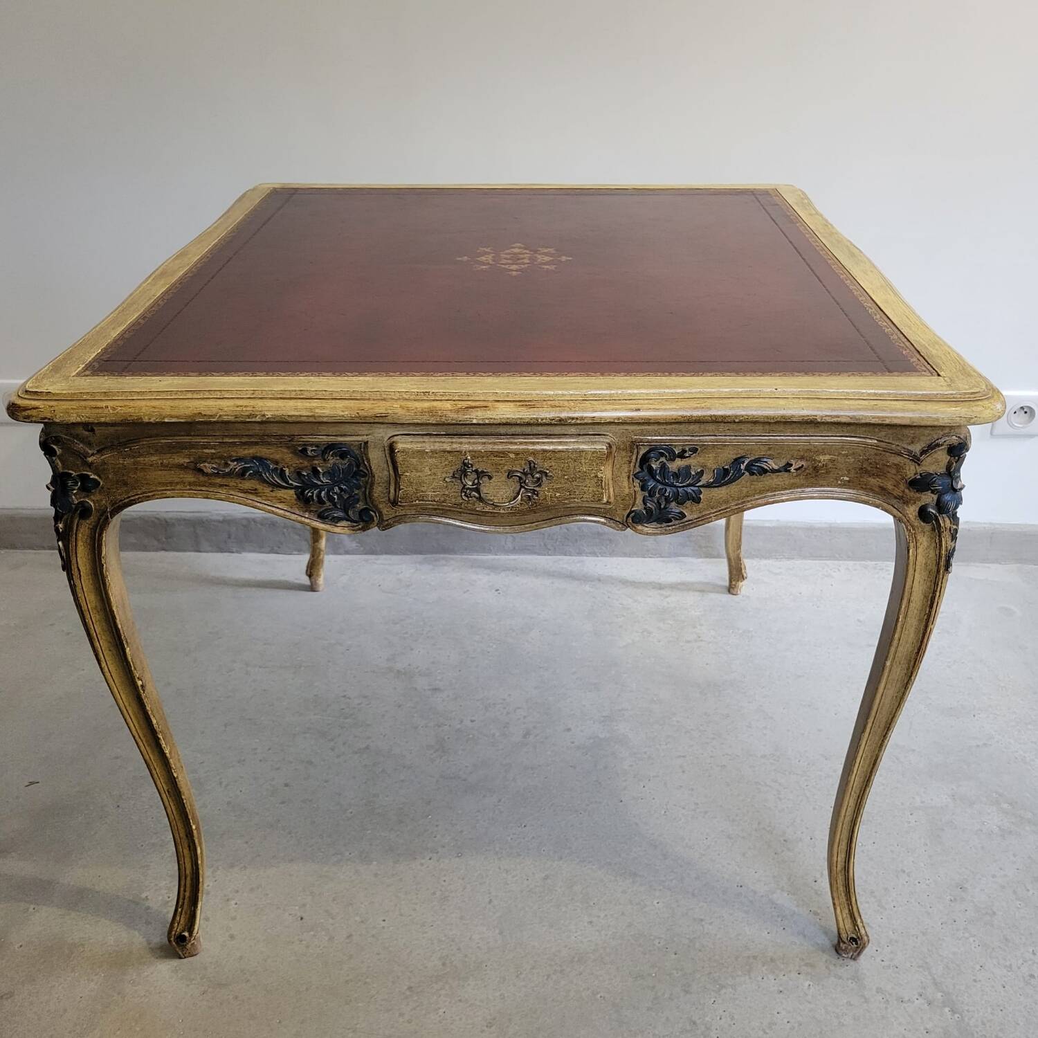 Antique gaming table in Louis XV style