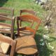 7 wooden chairs