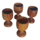 Lot de coquetiers en bois