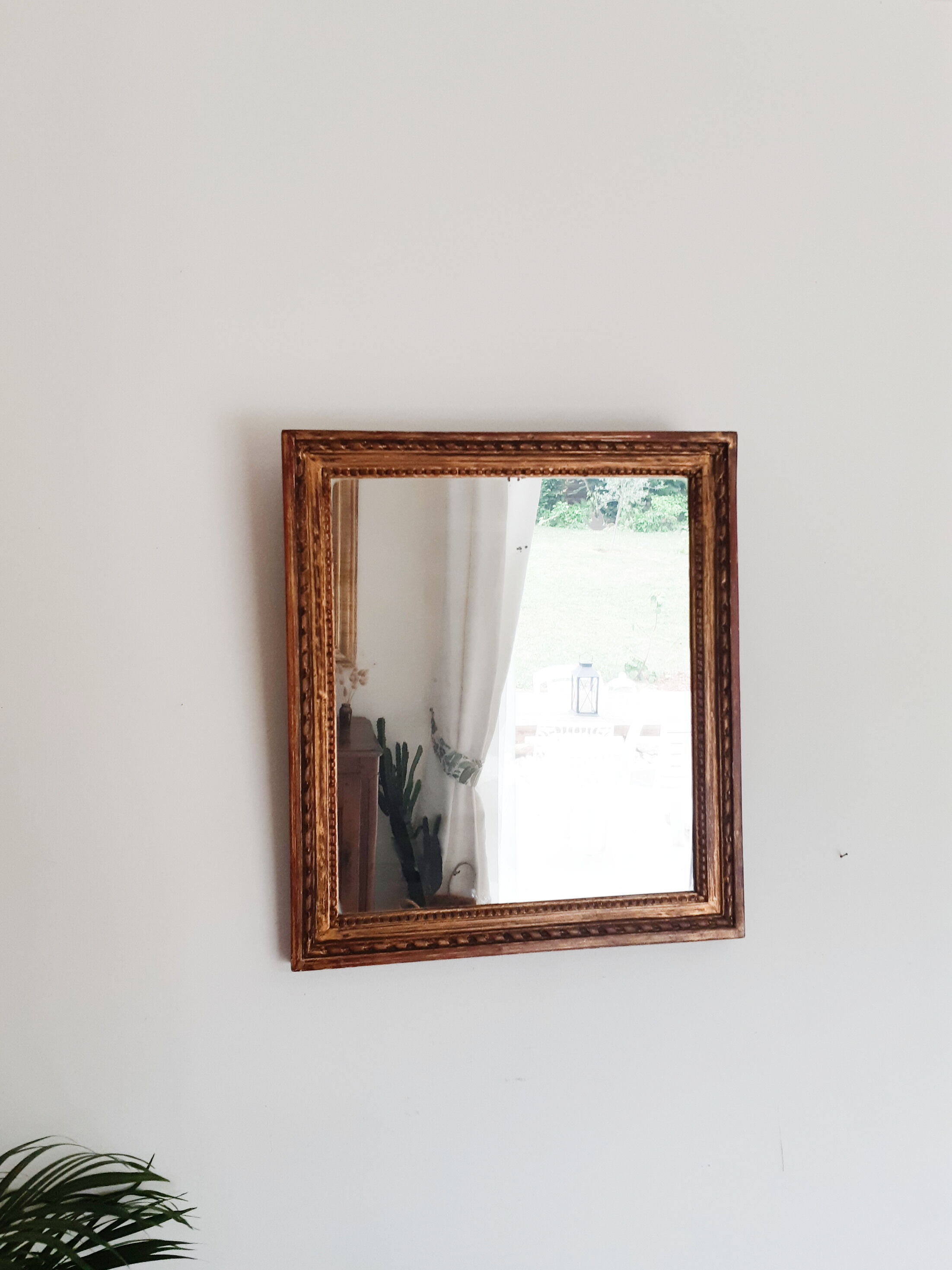 Old gilded mirror, 58 x 52 cm