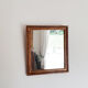 Miroir ancien doré,  58 x 52 cm