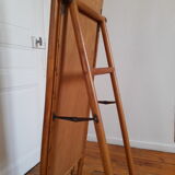 Vintage bamboo psyche mirror 38x150cm