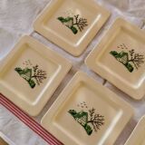 Set of 6 foie gras plates