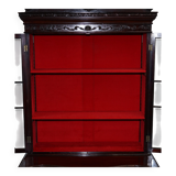 George III Library Thomas Chippendale in Hardwood on Serpentine Chest of Drawers